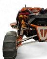 Picture of Elektric Offroad 2022+ Polaris Rzr Pro Rurbo R Billet High Clearance Radius Rods Anodized Clear