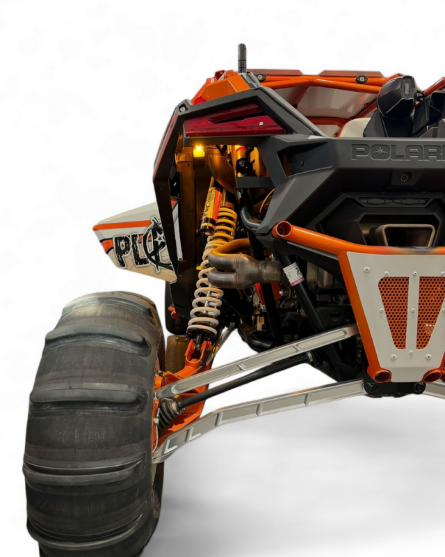 Picture of Elektric Offroad 2022+ Polaris Rzr Pro Rurbo R Billet High Clearance Radius Rods Anodized Clear