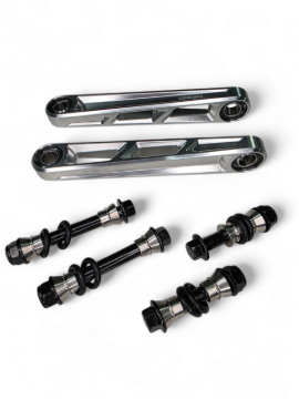 Picture of Elektric Offroad 2024+ Can Am Maverick R Front Sway Bar Links Anodized Clear