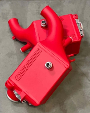 Picture of CSF 2025+ BMW G90 M5 / G99 M5 Touring Charge Air Cooler - Bengal Red Matte