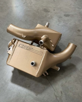 Picture of CSF 2025+ BMW G90 M5 / G99 M5 Touring Charge Air Cooler - Bismark Gold