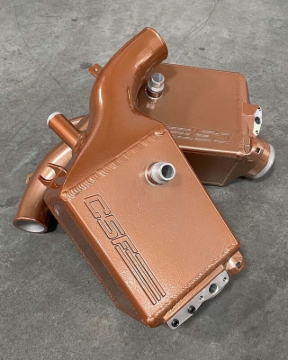 Picture of CSF 2025+ BMW G90 M5 / G99 M5 Touring Charge Air Cooler - Vintage Rose Gold