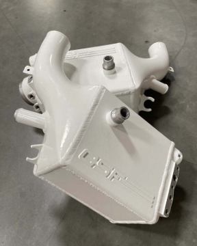 Picture of CSF 2025+ BMW G90 M5 / G99 M5 Touring Charge Air Cooler - Alpine White