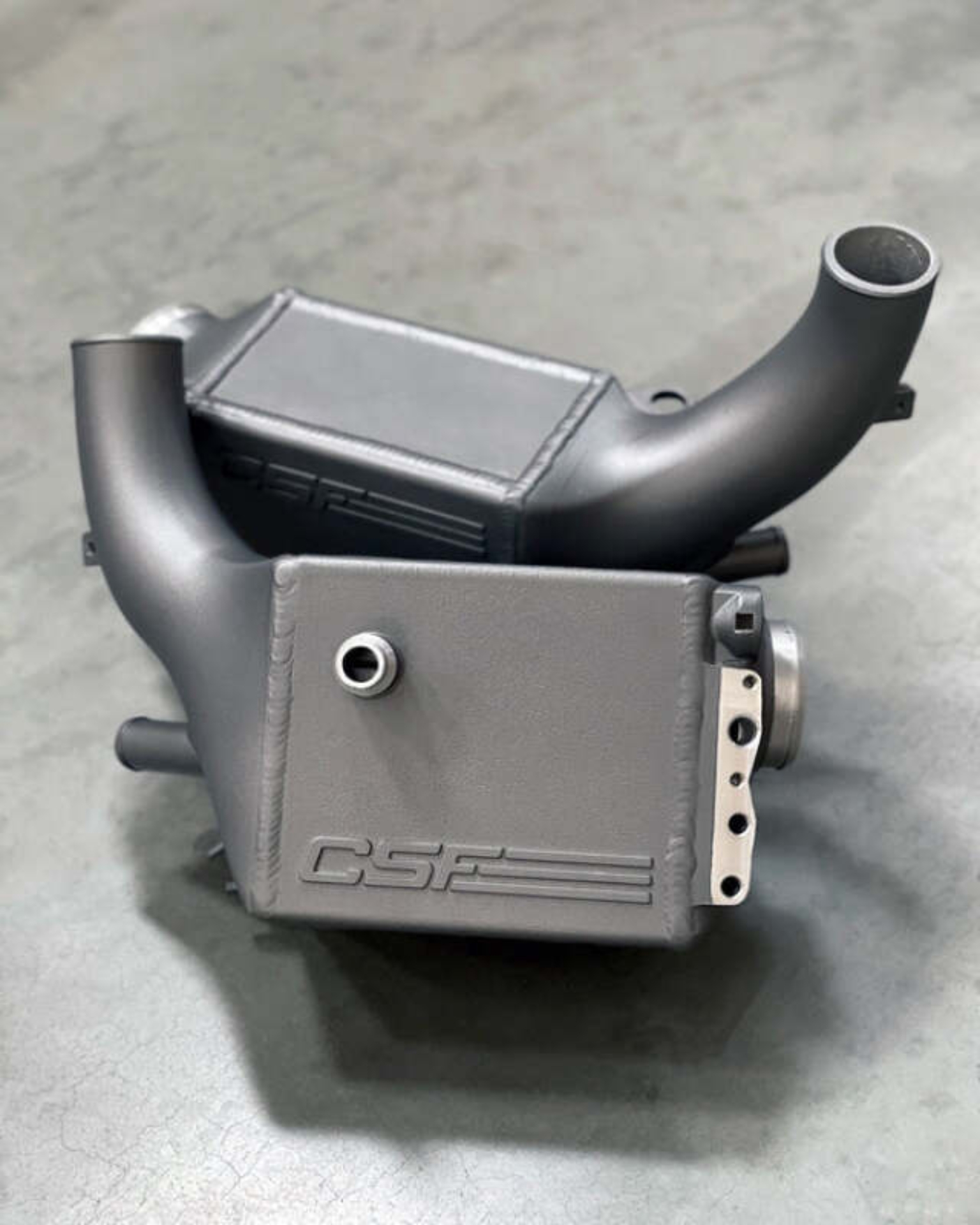 Picture of CSF 2025+ BMW G90 M5 / G99 M5 Touring Charge Air Cooler - Heat Dispersion Thermal Grey