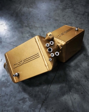 Picture of CSF 12-16 BMW M5 (F10) / 12-18 BMW M6 (F06/F12/F13) Twin Charge-Air-Cooler Set - Carbon Gold Gloss