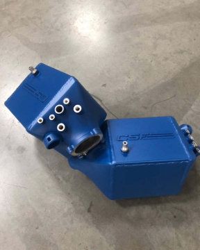 Picture of CSF 12-16 BMW M5 (F10) / 12-18 BMW M6 (F06/F12/F13) Twin Charge-Air-Cooler Set - Caliper Blue Matte