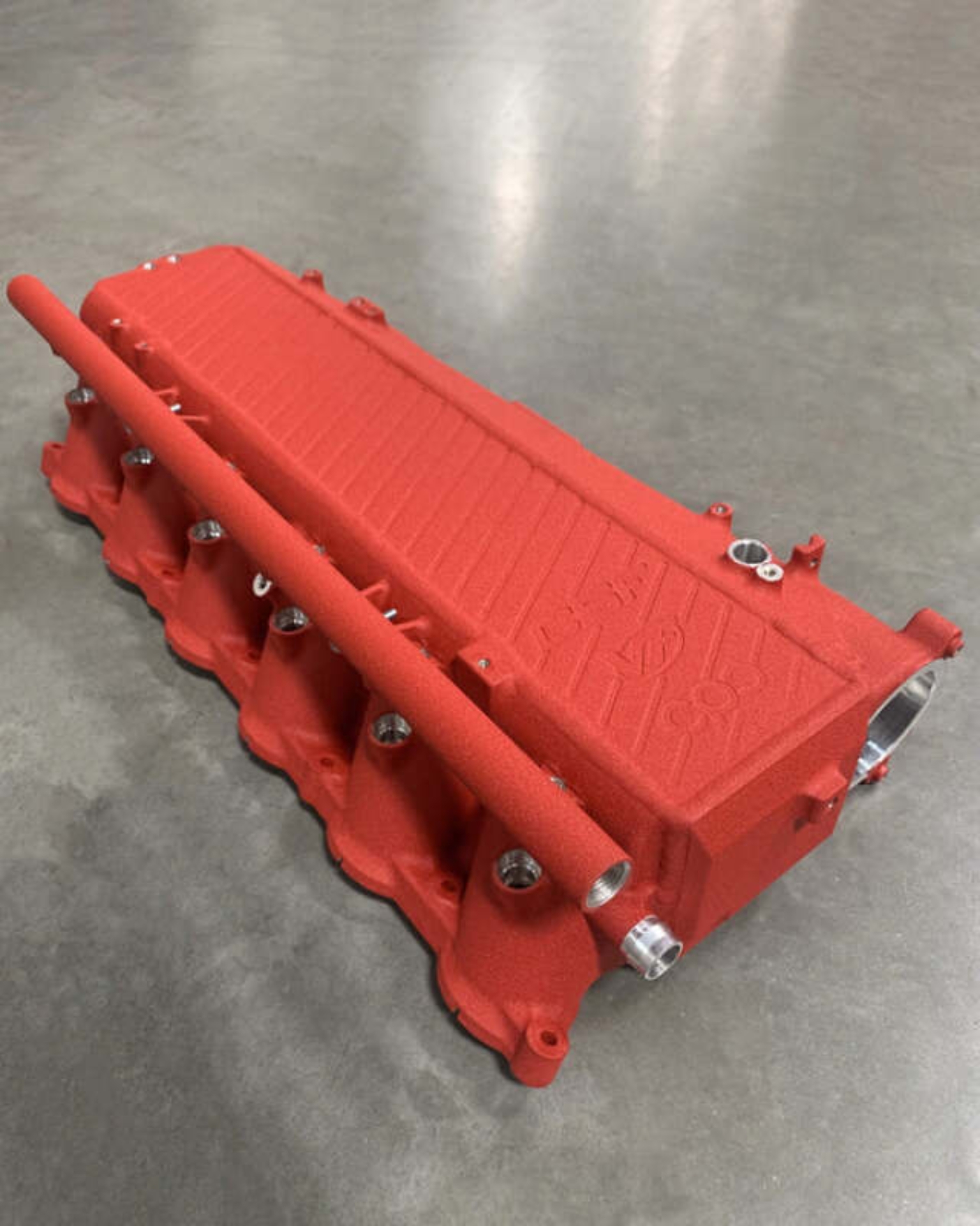 Picture of CSF BMW Gen 1 B58 Charge-Air-Cooler Manifold - Crinkle Red