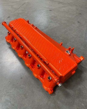 Picture of CSF BMW Gen 1 B58 Charge-Air-Cooler Manifold - Tangerine Twist Sparkle
