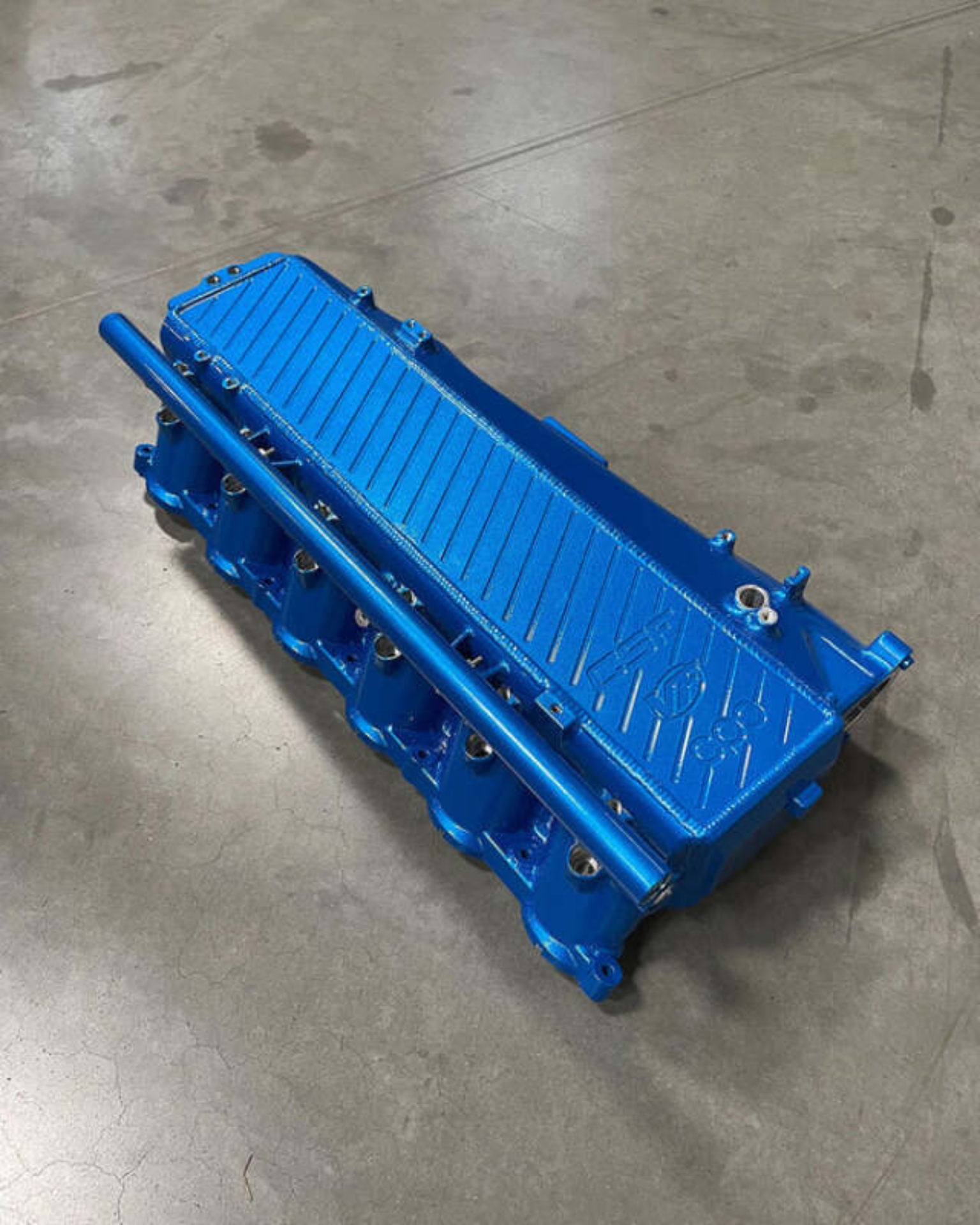 Picture of CSF BMW Gen 1 B58 Charge-Air-Cooler Manifold - Cusco/Verus Engineering Blue