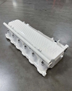 Picture of CSF BMW Gen 1 B58 Charge-Air-Cooler Manifold - Refraction Blue Satin