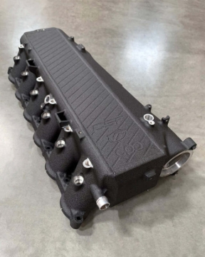 Picture of CSF BMW Gen 1 B58 Charge-Air-Cooler Manifold - Crinkle Black