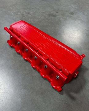 Picture of CSF Gen 2 B58 Race X Charge-Air-Cooler Manifold - Stoplight Red