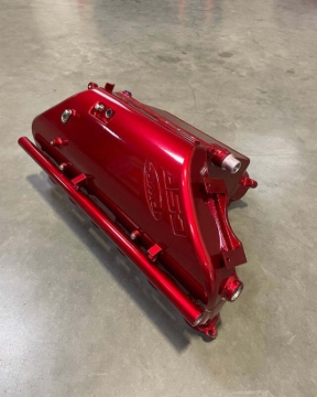 Picture of CSF BMW M2/M3/M4 S58 (G8X) Charge-Air Cooler Manifold - Candy Apple Red