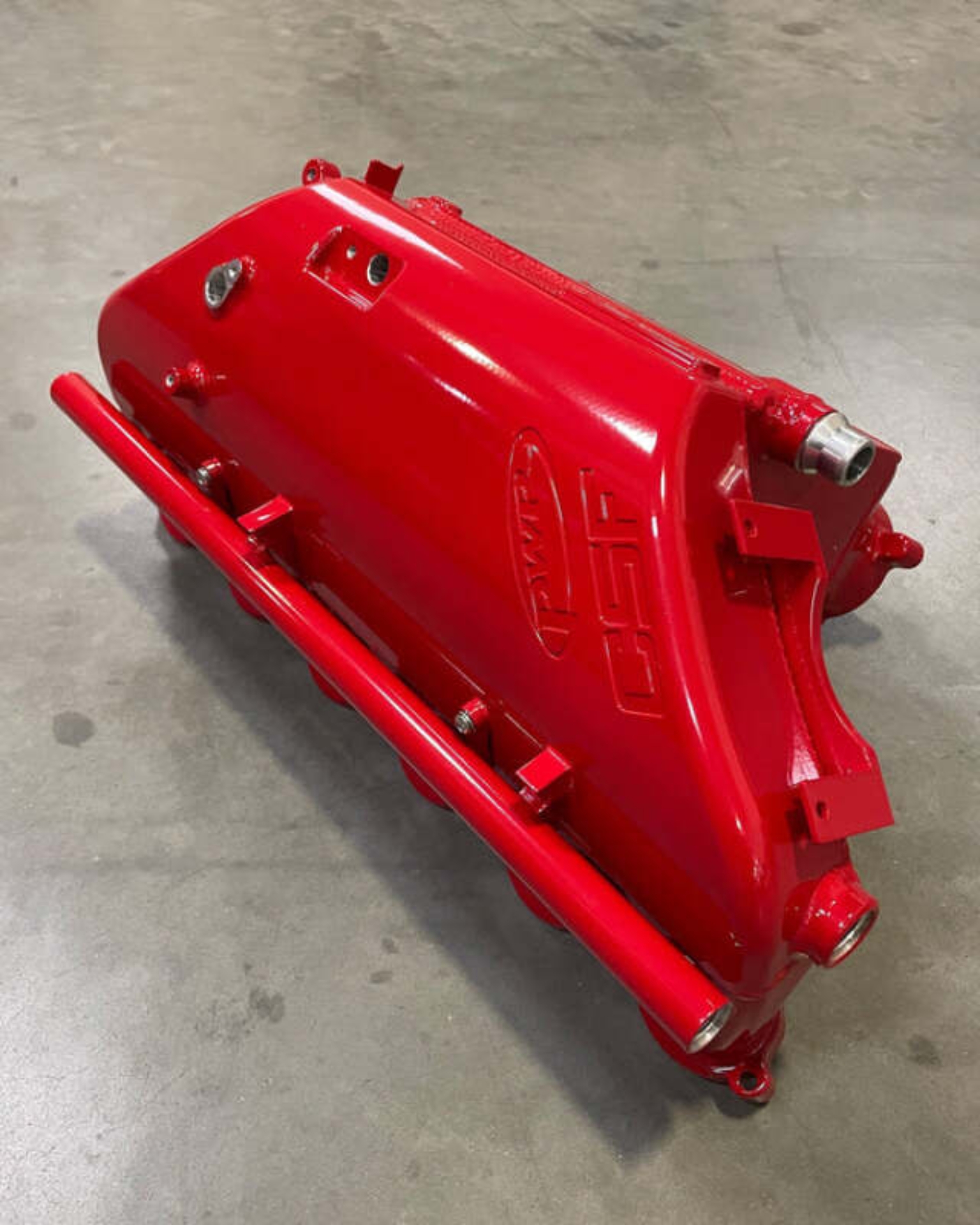 Picture of CSF BMW M2/M3/M4 S58 (G8X) Charge-Air Cooler Manifold - Fire Engine Red
