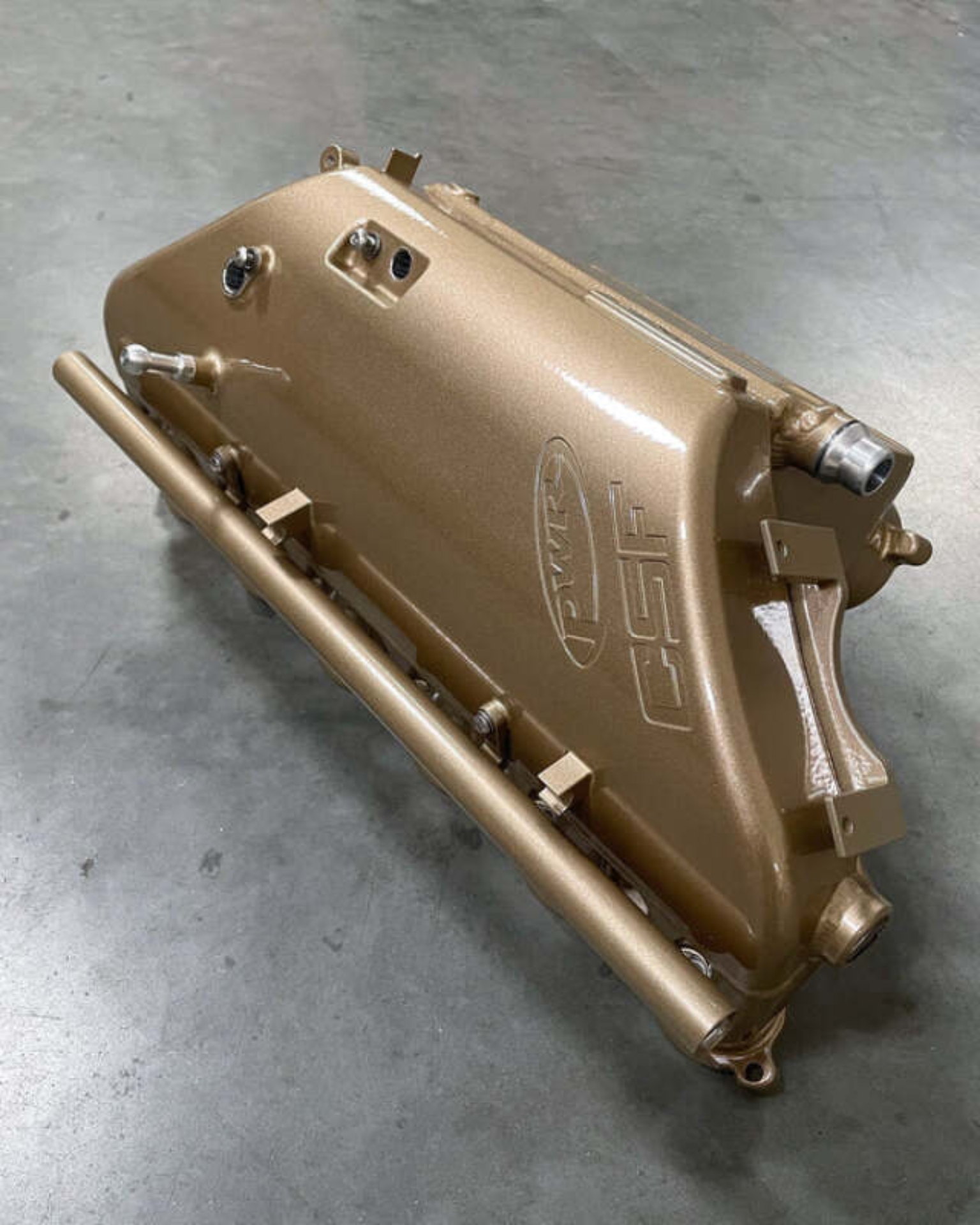 Picture of CSF BMW M2/M3/M4 S58 (G8X) Charge-Air Cooler Manifold - Bismark Gold