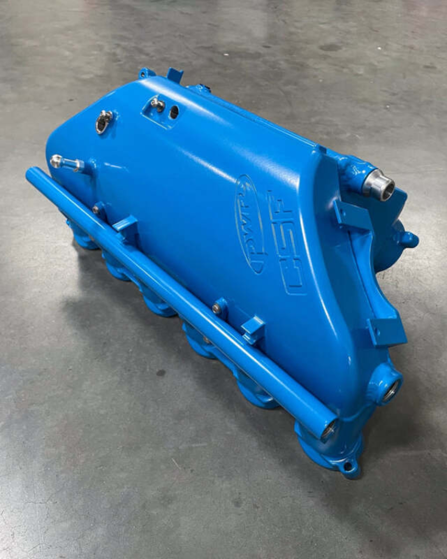 Picture of CSF BMW M2/M3/M4 S58 (G8X) Charge-Air Cooler Manifold - Mexico Blue