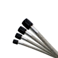 Picture of Nitrous Express -4AN SS Braided SHO Hose 12.5in - Black