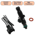 Picture of DeatschWerks Universal 2200cc Single Fuel Injector / 60mm Length / 14mm O-Ring Seals