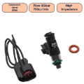 Picture of DeatschWerks Universal 700cc Single Fuel Injector / 34mm Length / 14mm O-Ring Seals