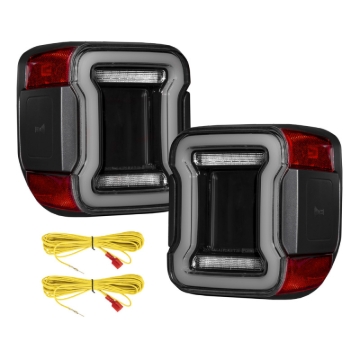 Picture of Form Lighting 20-26 Jeep Gladiator LED Tail Lights - Smoked (Pair)