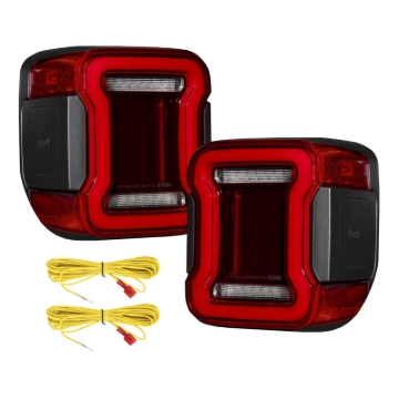Picture of Form Lighting 20-26 Jeep Gladiator LED Tail Lights - Red (Pair)
