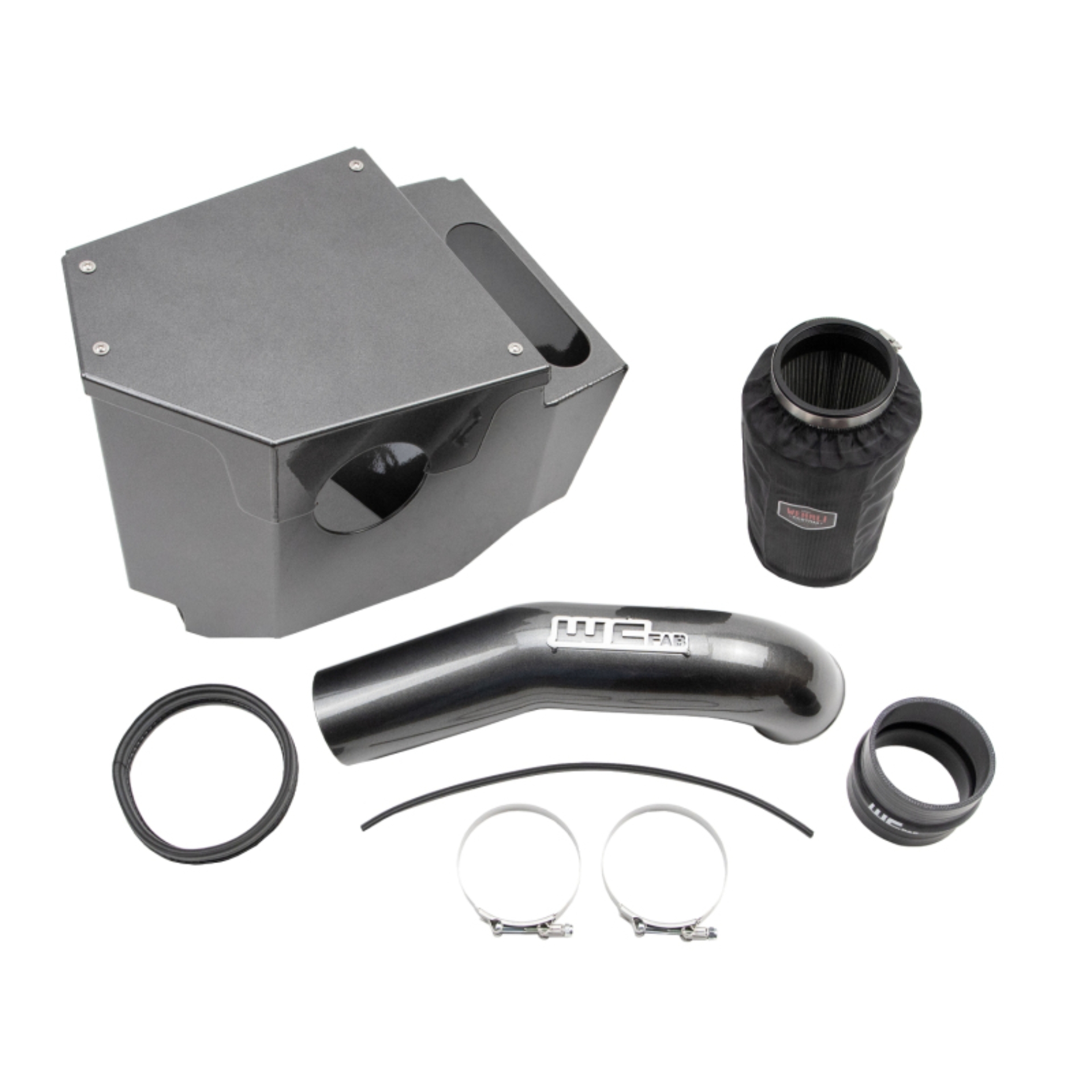 Picture of Wehrli 20-25 Chevrolet 6.6L L5P Duramax 4in Intake Kit - Brizzle Blue