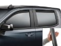 Picture of WeatherTech 19-26 Chevrolet Silverado 1500 Crew Front & Rear Side Window Deflectors - Matte Black