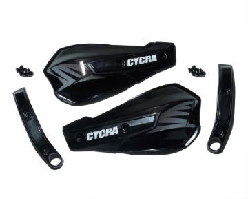 Picture of Cycra Vortex Replacement Hand Shields w/Abrasion Guards - Black