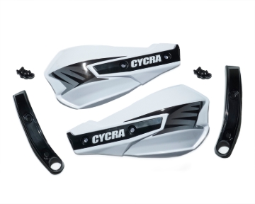 Picture of Cycra Vortex Replacement Hand Shields w/Abrasion Guards - White