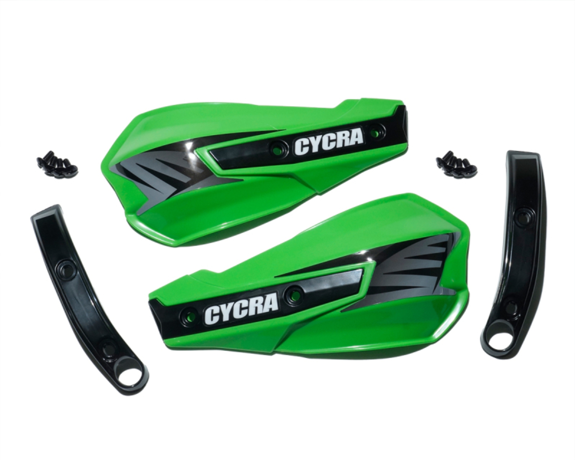 Picture of Cycra Vortex Replacement Hand Shields w/Abrasion Guards - Green