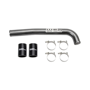 Picture of Wehrli 19-23 Cummins 6.7L Upper Coolant Pipe - Bengal Silver