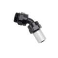Picture of 8AN ProClassic Crimp 45 Degree Radius Port Hose End O-Ring Boss, 7/8"-14" Thread