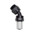 Picture of 8AN ProClassic Crimp 45 Degree Radius Port Hose End O-Ring Boss, 7/8"-14" Thread