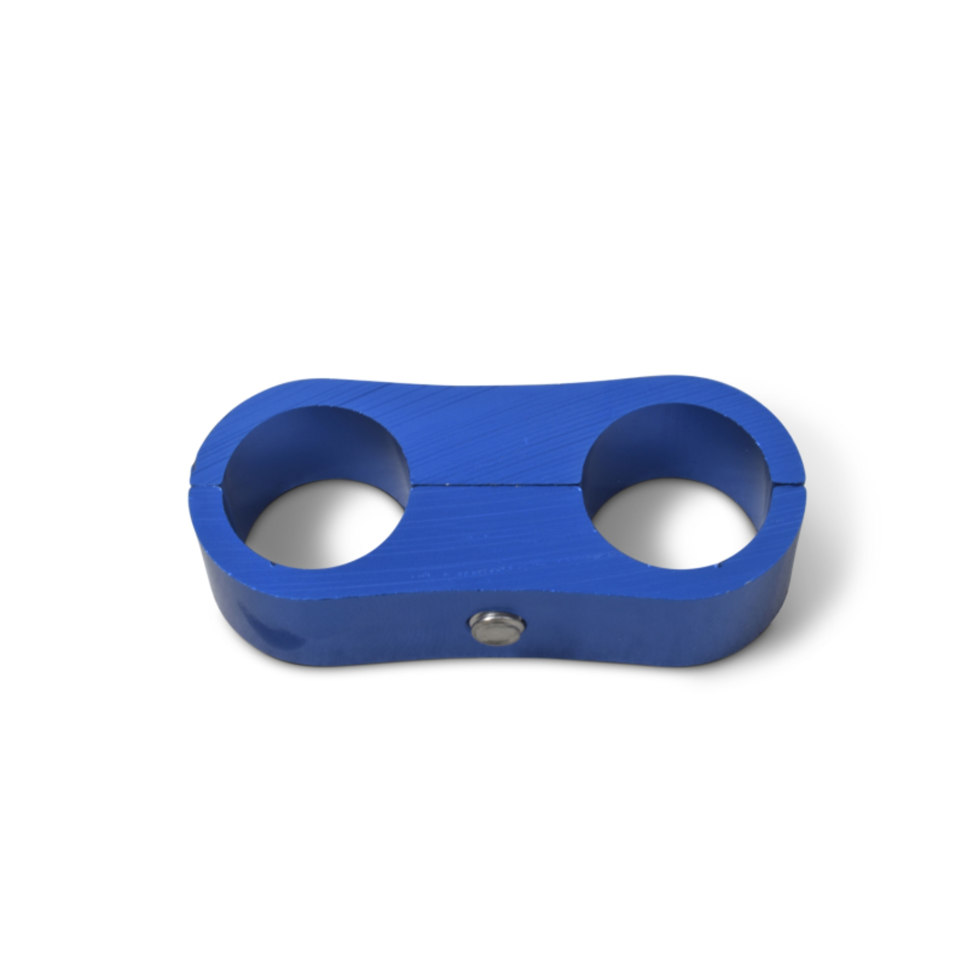 Picture of 12AN Aluminum Hose Separator For Two 12AN Size Tubing With Blue Finish - Pair