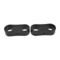 Picture of 12AN Aluminum Hose Separator For Two 12AN Size Tubing With Black Finish - Pair