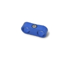 Picture of 6AN Aluminum Hose Separator For Two 6AN Size Tubing With Blue Finish - Pair