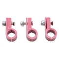 Picture of 6AN Aluminum Line Clamp For 6AN Size Tubing With Red Finish - 4 Pack