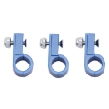 Picture of 8AN Aluminum Line Clamp For 6AN Size Tubing With Blue Finish - 3 Pack