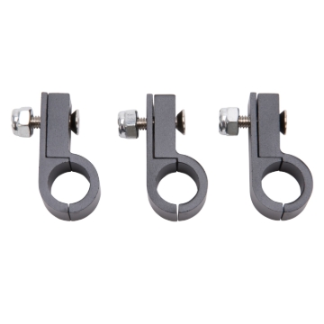 Picture of 6AN Aluminum Line Clamp For 6AN Size Tubing With Black Finish - 4 Pack