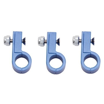 Picture of 6AN Aluminum Line Clamp For 6AN Size Tubing With Blue Finish - 4 Pack