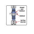 Picture of 8AN 90 degree Flare To 1/4" NPT Adapter Fitting With Black Finish