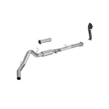 Picture of MBRP 01-04 Chevy Silverado / GMC Sierra 2500/3500HD 4in OD CatBack Single Side Exit w/ Downpipe - AL