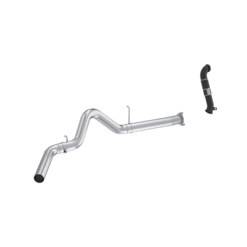 Picture of MBRP 07-10 Chevy Silverado / GMC Sierra 2500/3500HD 4in OD CatBack Single Side Exit w/ Downpipe - AL