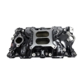 Picture of Performer EPS Intake Manifold for 55-86 Small-Block Chevy w/ Black plasma Finish