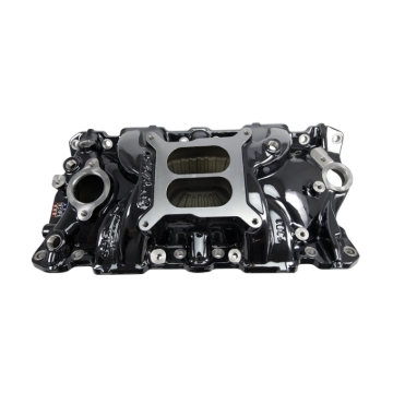 Picture of Performer EPS Intake Manifold for 55-86 Small-Block Chevy w/ Black plasma Finish