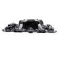 Picture of Performer EPS Intake Manifold for 55-86 Small-Block Chevy w/ Black plasma Finish