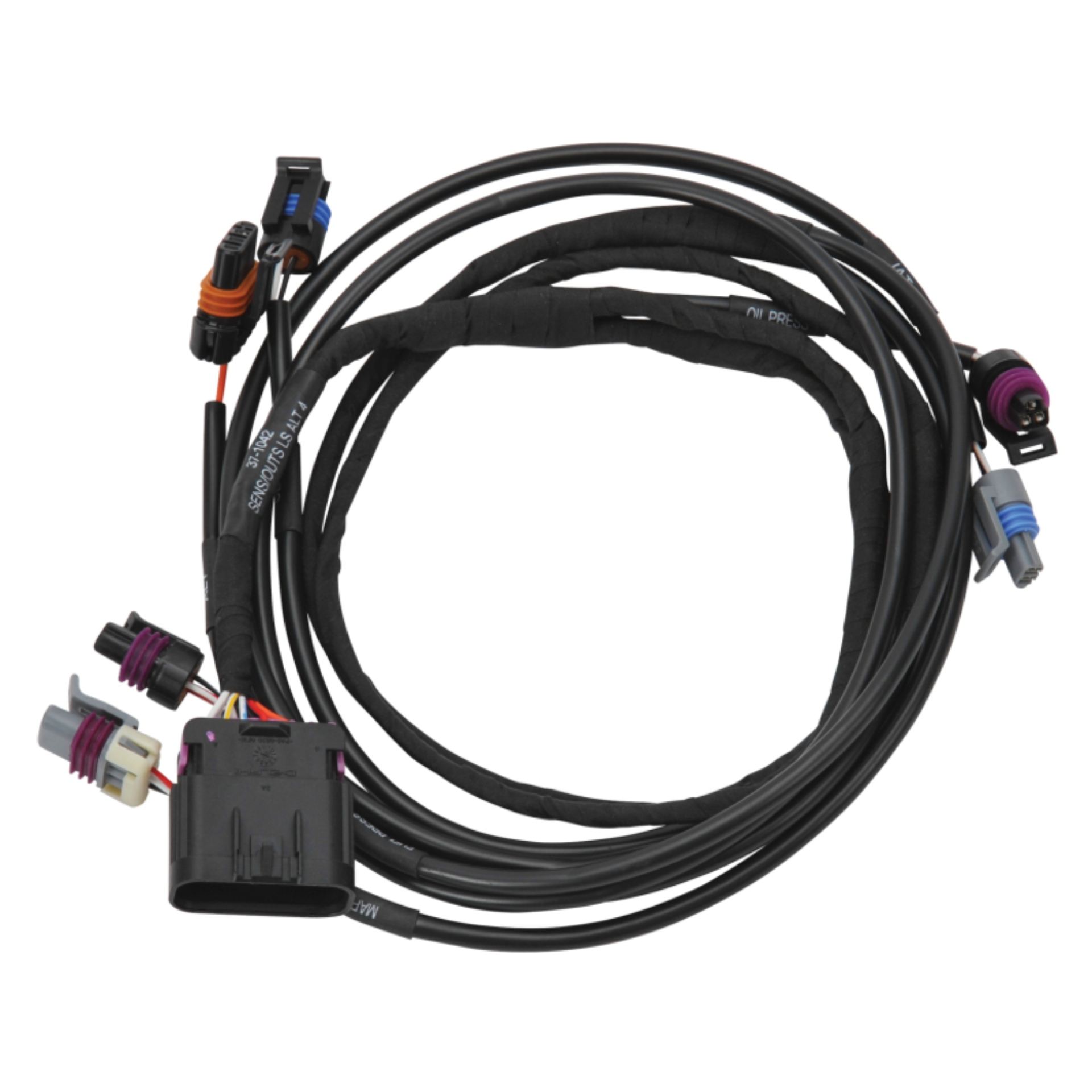 Picture of Pro-Flo 4+ EFI Wiring Harness #36155 For Chevy LS Using A 4-Pin Alternator