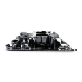 Picture of Performer 2-O Manifold for 1965-90 B/B Chevy Oval Port Heads, Black Plasma