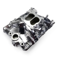 Picture of Performer RPM Pontiac 326-455 Intake Manifold, Chrome Plasma Finish