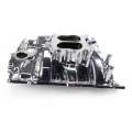 Picture of Performer RPM Pontiac 326-455 Intake Manifold, Chrome Plasma Finish